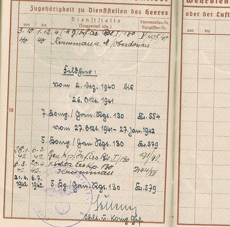 Group Gefreiter IR130 45.ID KIA 1942 Kursk Russia - Image 3