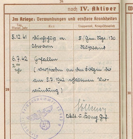 Group Gefreiter IR130 45.ID KIA 1942 Kursk Russia - Image 6