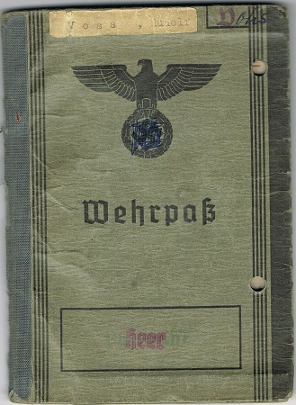 Wehrpass NCO Flak Norway Lapland Shield