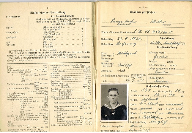 Führungsbuch NCO Geschützführer Kreuzer Lützow and Z28 - Image 2