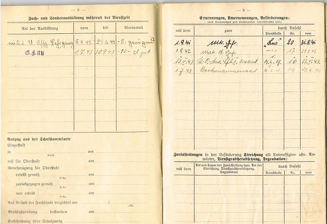 Führungsbuch NCO Geschützführer Kreuzer Lützow and Z28 - Image 3