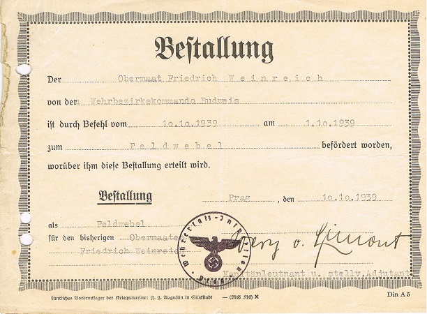 Documents Marine-Oberfeldwebel Naval Intelligence 1930-1947 - Image 5