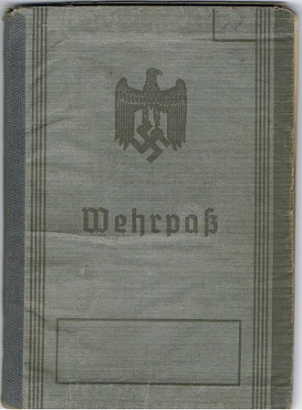 Wehrpass soldier Army horses depot Wehrkreiss XIII Nürnberg