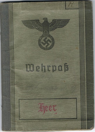 Wehrpass NCO WW1 Feldjäger Italy WW2 hospitals Austria