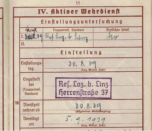 Wehrpass NCO WW1 Feldjäger Italy WW2 hospitals Austria - Image 4