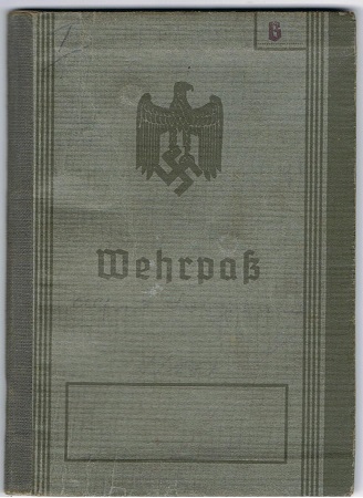 Wehrpass Leutnant Artillerie 262.ID Artillerie-Abt.848 KIA 1941