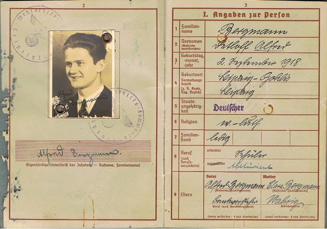 Wehrpass Leutnant Artillerie 262.ID Artillerie-Abt.848 KIA 1941 - Image 2