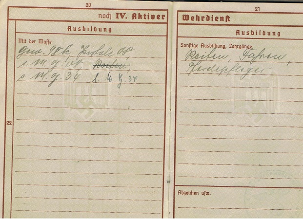 Wehrpass NCO Kradschützen 19.Panzer-Division France Russia - Image 4