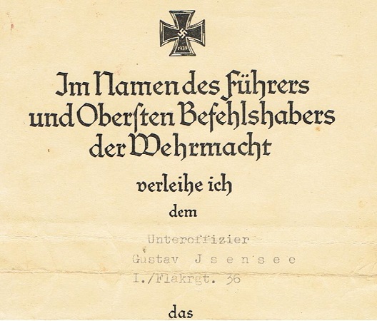 EK2 and Ostmedaille Flak-Regiment 36 and 10 France and Russia - Image 3
