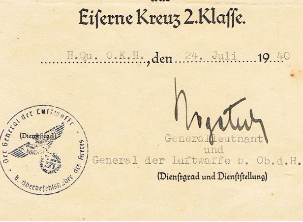 EK2 and Ostmedaille Flak-Regiment 36 and 10 France and Russia - Image 4
