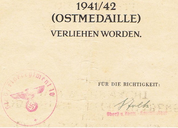EK2 and Ostmedaille Flak-Regiment 36 and 10 France and Russia - Image 6