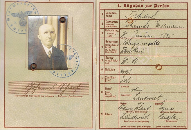 Wehrpass farmer Königswalde Zwickau - Image 2