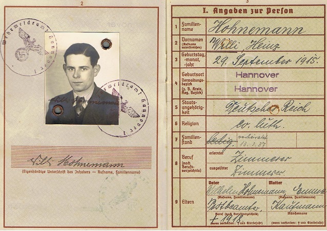 Wehrpass carpenter Hannover died 1937 - Image 3