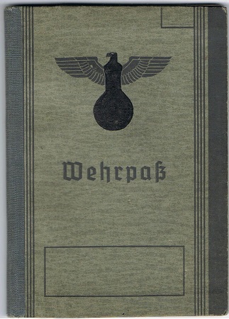 Wehrpass WW1 combattant Lehr