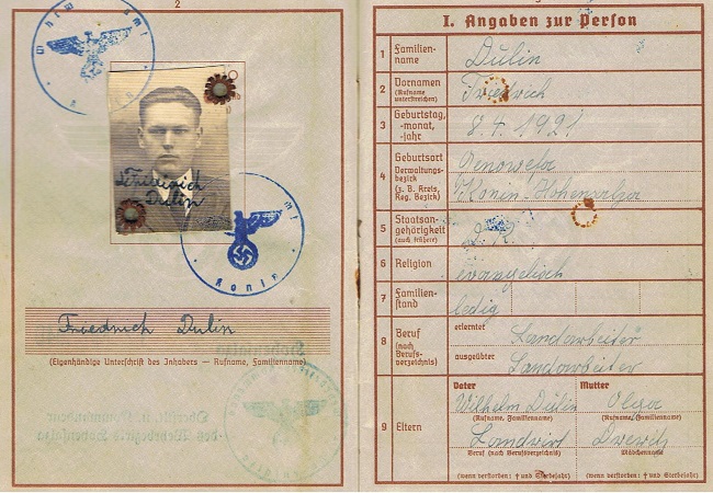 Wehrpass group Pionier 168.Infanterie-Division KIA 1942 Leski - Image 2