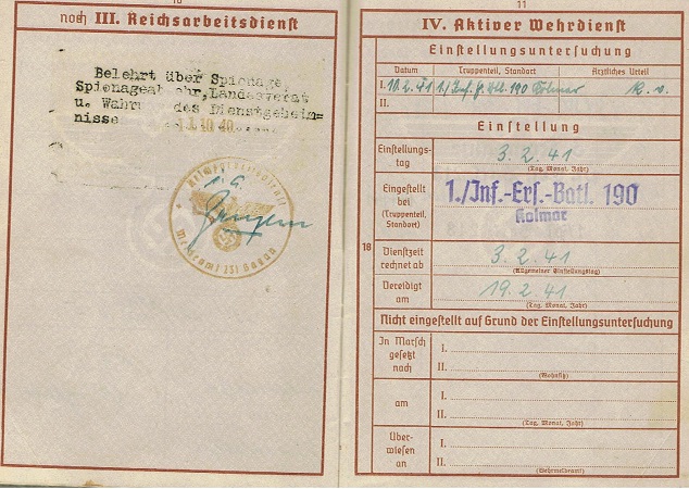 Wehrpass group Pionier 168.Infanterie-Division KIA 1942 Leski - Image 4