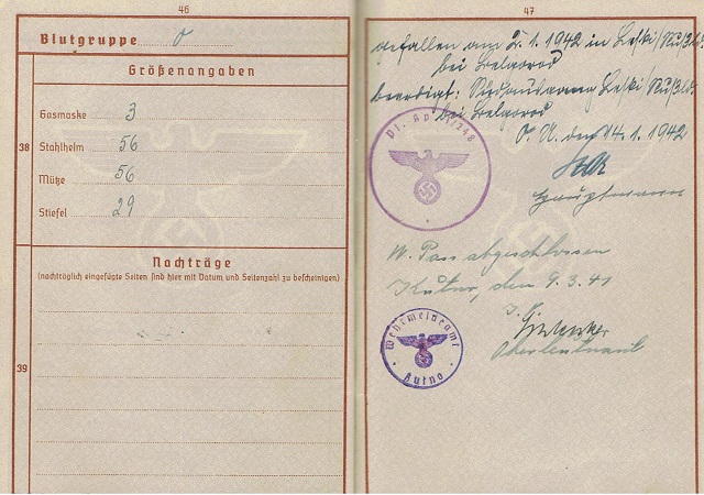 Wehrpass group Pionier 168.Infanterie-Division KIA 1942 Leski - Image 7