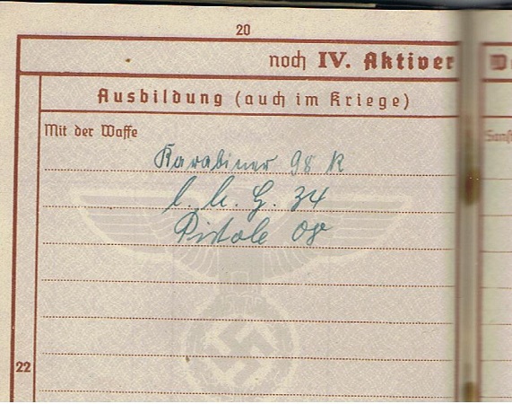Wehrpass Schütze IR283 96.ID KIA 1941 Northern Russia - Image 6