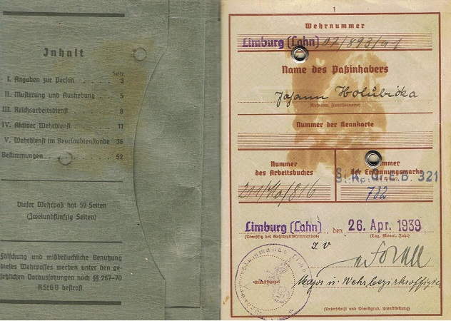 Wehrpass Grenadier GR697 342.ID KIA 1943 Middle Russia - Image 2
