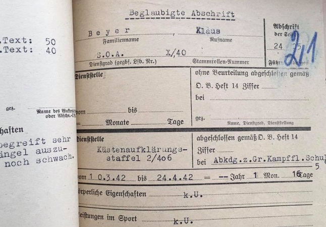 File Oberleutnant mine sweeper Luftwaffe naval recco. observer - Image 6