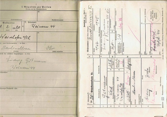 Wehrstammbuch He111 pilot KGzbV20 KGzbV23 TG30 Russia France - Image 2