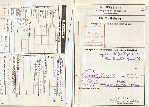 Wehrstammbuch He111 pilot KGzbV20 KGzbV23 TG30 Russia France - Image 3
