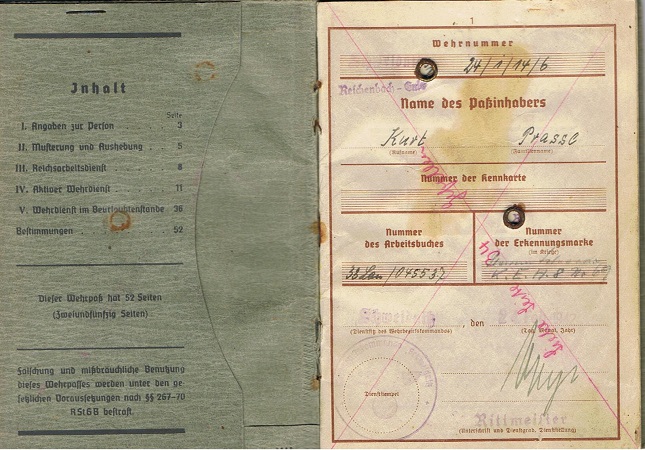 Wehrpass Gefreiter Kosaken-Kavallerie-Division KIA 1944 Croatia - Image 2