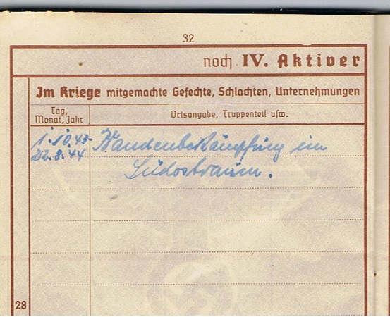 Wehrpass Gefreiter Kosaken-Kavallerie-Division KIA 1944 Croatia - Image 6