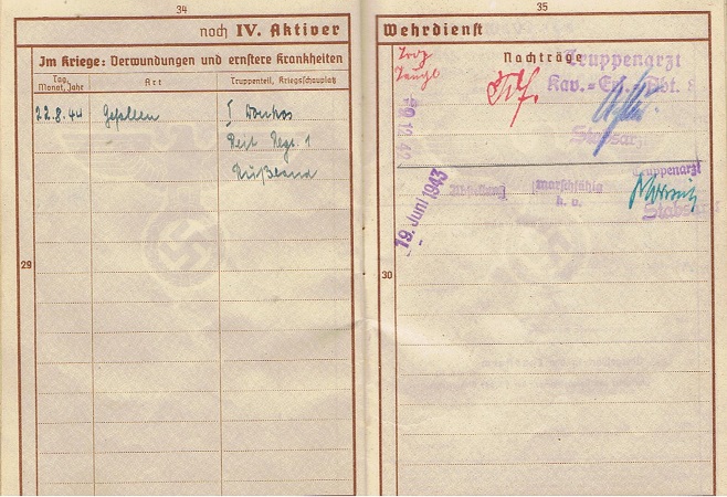 Wehrpass Gefreiter Kosaken-Kavallerie-Division KIA 1944 Croatia - Image 7