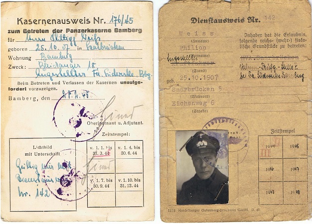 Group passes Army Artillery Russia AOK6 Luftwaffe Saarbrücken - Image 2