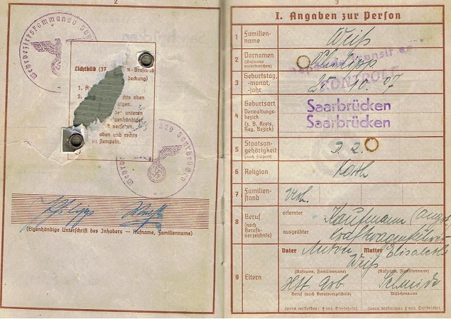 Group passes Army Artillery Russia AOK6 Luftwaffe Saarbrücken - Image 5
