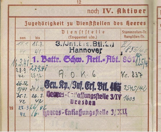 Group passes Army Artillery Russia AOK6 Luftwaffe Saarbrücken - Image 6