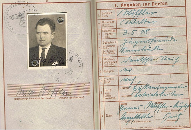 Wehrpass pioneer 34.Infanterie-Division Orel Brjansk KIA 1943 - Image 2