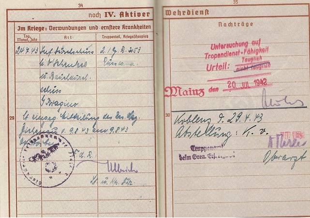 Wehrpass pioneer 34.Infanterie-Division Orel Brjansk KIA 1943 - Image 7
