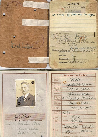 Passes Fahnenjunker Panzer-Artillerie 27.PD 356.ID Russia Italy - Image 2