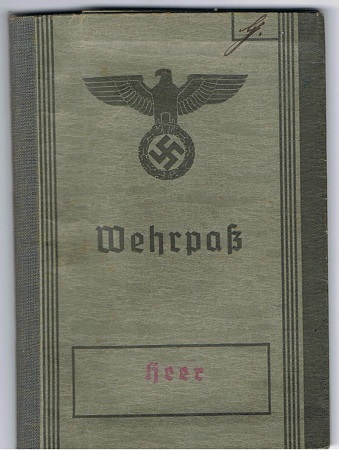 Wehrpass soldier IR107 34.Infanterie-Division KIA 1941 Russia