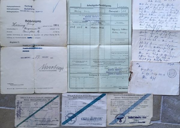 Documents Fallschirmjäger Nachrichten-Regiment France Italy