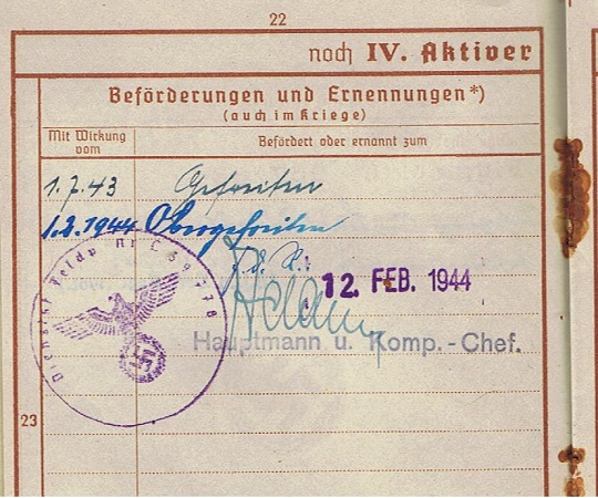 Wehrpass Nachtjagd Nachrichten specialist Wien-Mauer Y-Gerät - Image 6