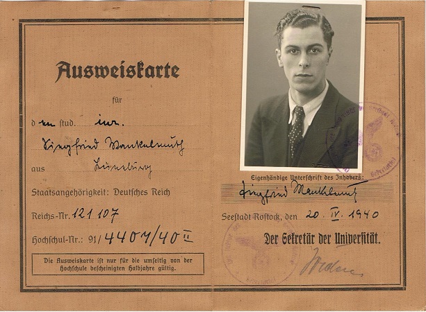 Passes photos law student Tübingen Rostock Leutnant Infantry - Image 3
