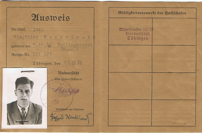 Passes photos law student Tübingen Rostock Leutnant Infantry - Image 4
