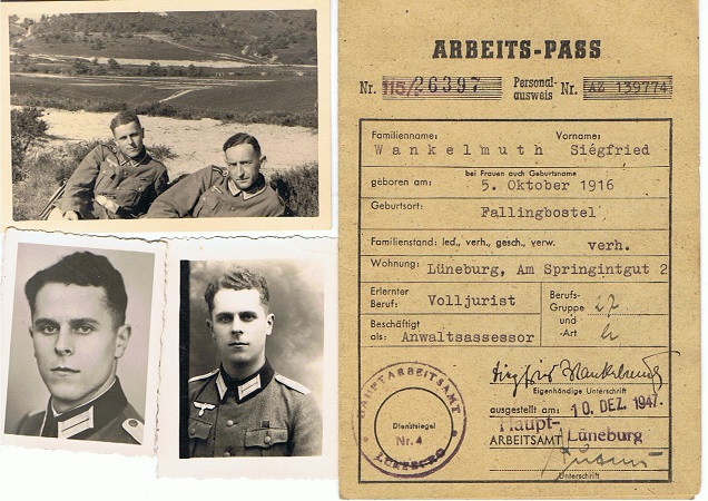 Passes photos law student Tübingen Rostock Leutnant Infantry - Image 5