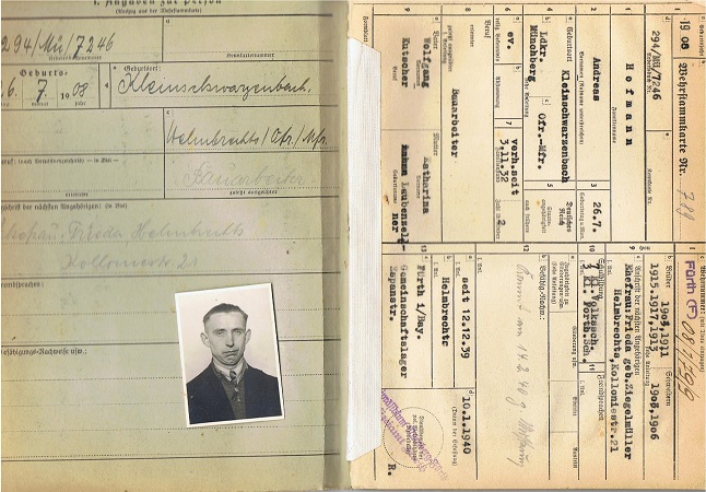 Wehrstammbuch Gefreiter IR95 17.ID KIA 1941 middle Russia EK2 - Image 3