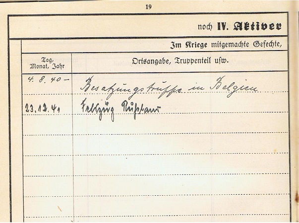 Wehrstammbuch Gefreiter IR95 17.ID KIA 1941 middle Russia EK2 - Image 5