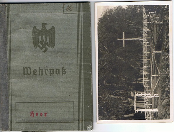 Wehrpass Hauptmann IR469 269.ID KIA 1941 Northern Russia