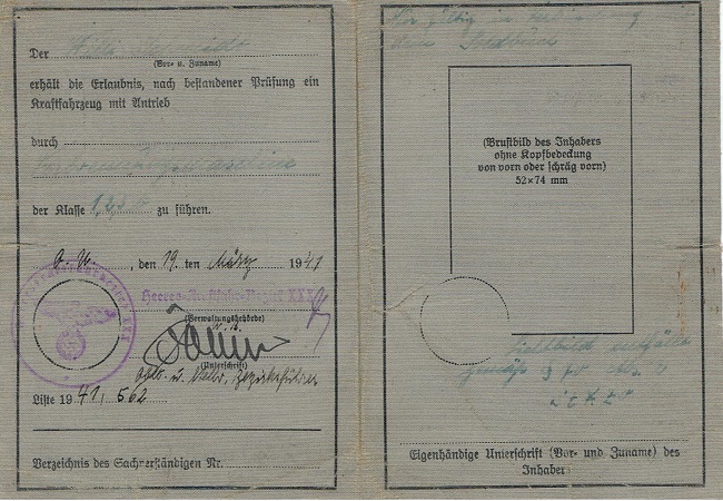 Wehrpass NCO Kraftfahr-Instandsetzungs-Park 601 KIA Romania - Image 7