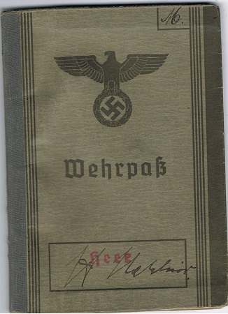 Wehrpass Gefreiter Infanterie 96.ID MIA Northern Russia Ladoga