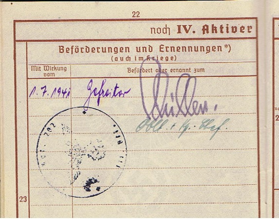 Wehrpass Gefreiter IR202 75.Infanterie-Division KIA 1942 Russia - Image 5