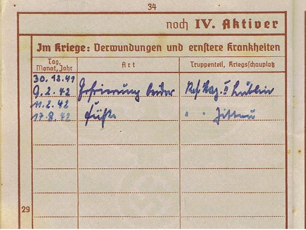 Wehrpass Gefreiter IR68 23.Infanterie-Division France Russia - Image 7