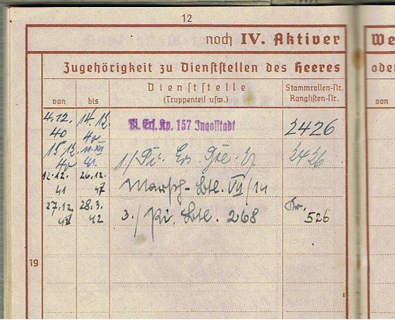 Wehrpass Sturmboot Pionier 268.Infanterie-Division KIA 1942 - Image 3