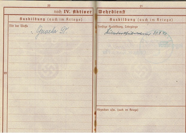 Wehrpass Sturmboot Pionier 268.Infanterie-Division KIA 1942 - Image 4